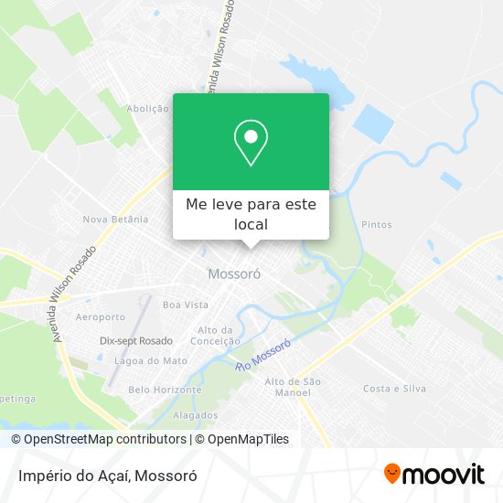 Império do Açaí mapa