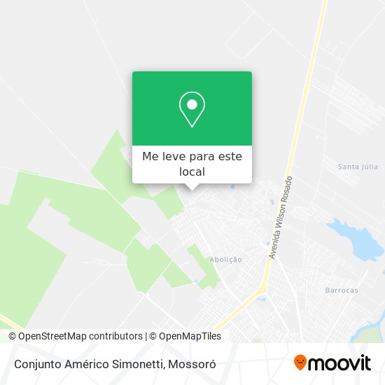 Conjunto Américo Simonetti mapa