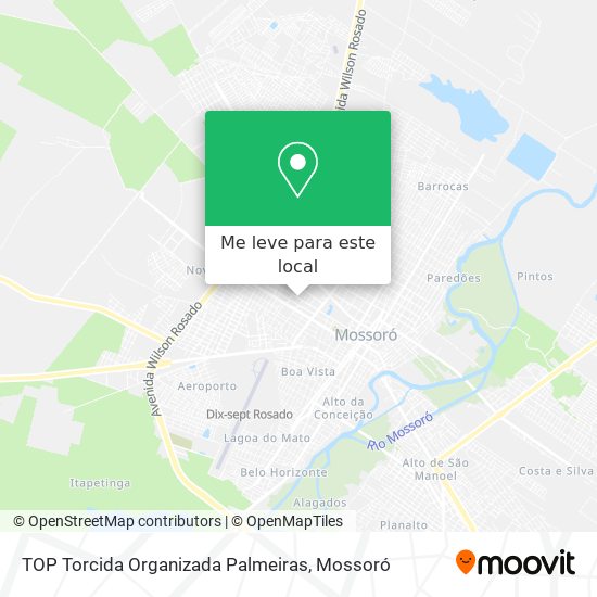 TOP Torcida Organizada Palmeiras mapa