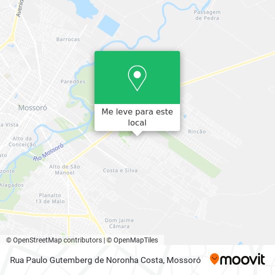 Rua Paulo Gutemberg de Noronha Costa mapa