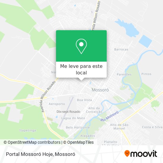 Portal Mossoró Hoje mapa