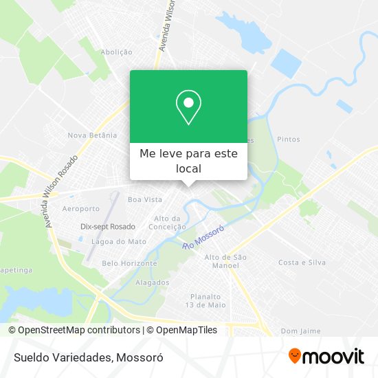 Sueldo Variedades mapa