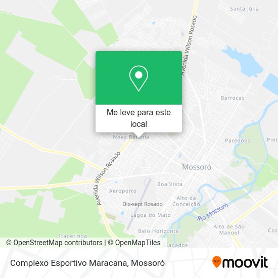 Complexo Esportivo Maracana mapa