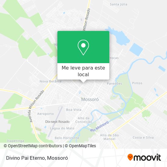 Divino Pai Eterno mapa