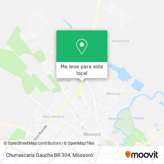 Churrascaria Gaucha BR 304 mapa