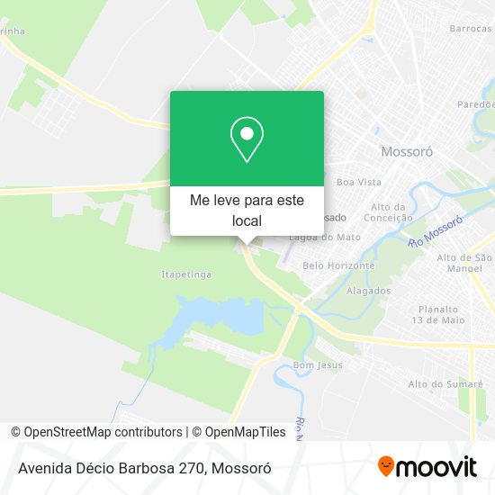 Avenida Décio Barbosa 270 mapa