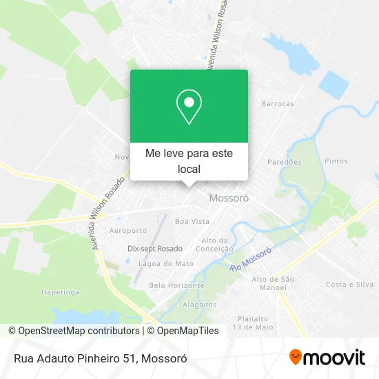 Rua Adauto Pinheiro 51 mapa