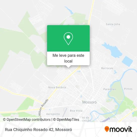 Rua Chiquinho Rosado 42 mapa