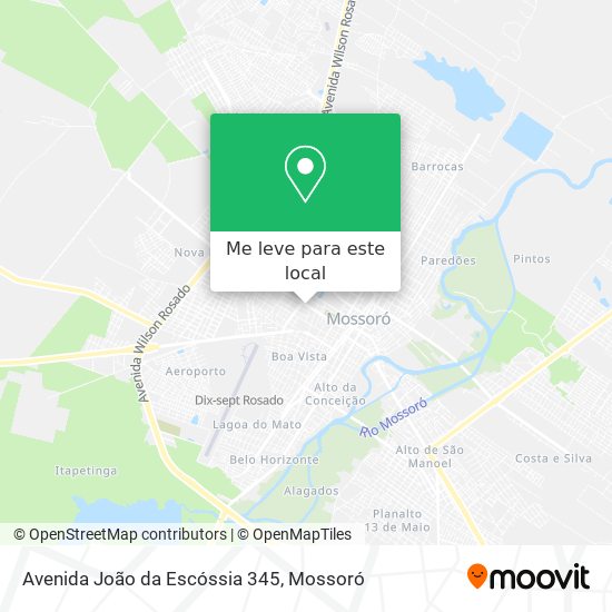 Avenida João da Escóssia 345 mapa