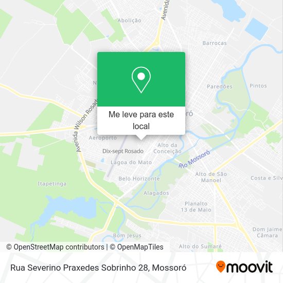 Rua Severino Praxedes Sobrinho 28 mapa