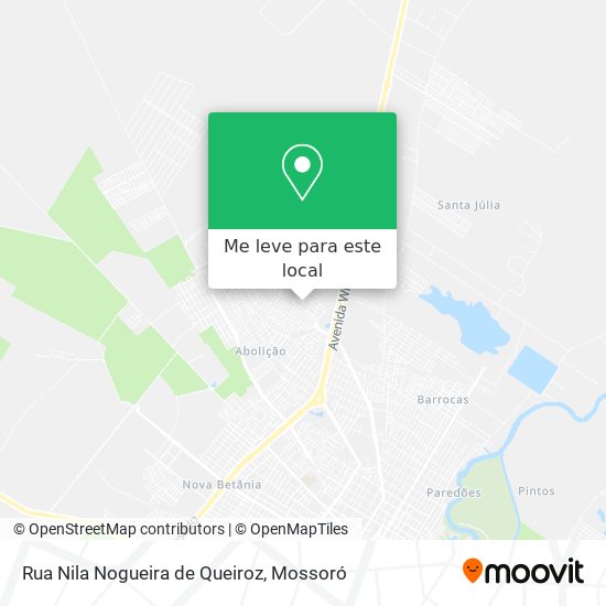 Rua Nila Nogueira de Queiroz mapa