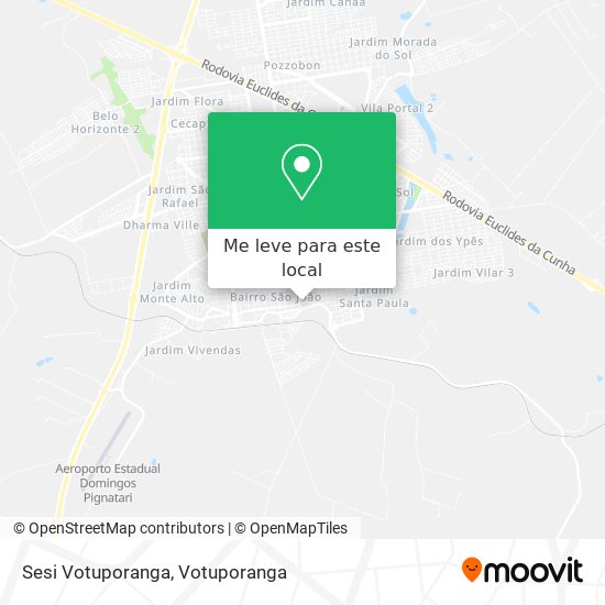 Sesi Votuporanga mapa