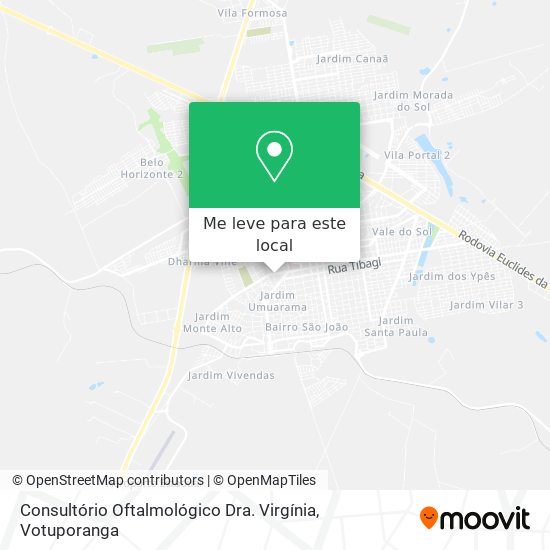 Consultório Oftalmológico Dra. Virgínia mapa