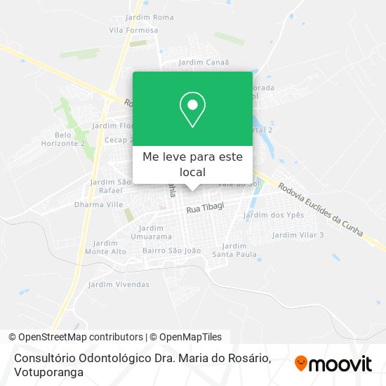 Consultório Odontológico Dra. Maria do Rosário mapa