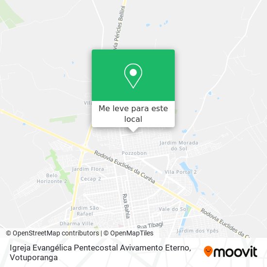 Igreja Evangélica Pentecostal Avivamento Eterno mapa