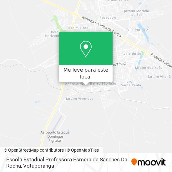 Escola Estadual Professora Esmeralda Sanches Da Rocha mapa