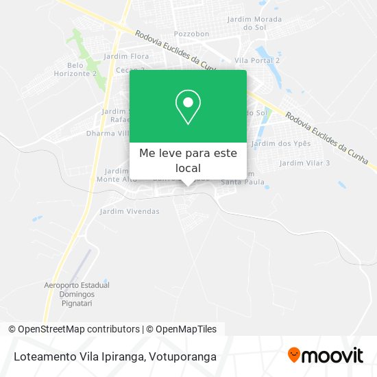 Loteamento Vila Ipiranga mapa