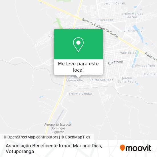 Associação Beneficente Irmão Mariano Dias mapa