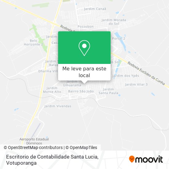 Escritorio de Contabilidade Santa Lucia mapa