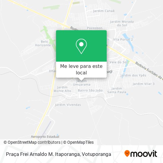 Praça Frei Arnaldo M. Itaporanga mapa