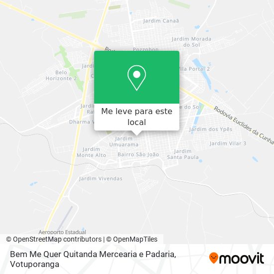 Bem Me Quer Quitanda Mercearia e Padaria mapa