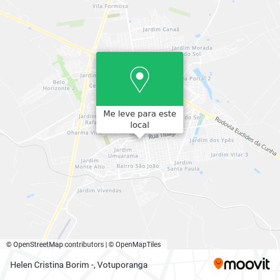 Helen Cristina Borim - mapa