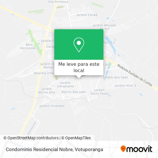 Condominio Residencial Nobre mapa