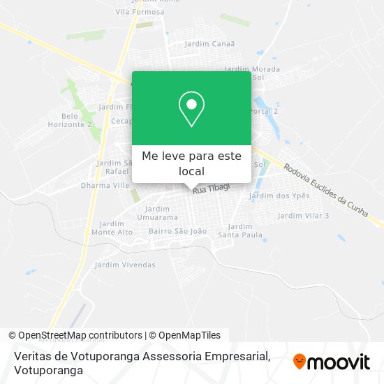 Veritas de Votuporanga Assessoria Empresarial mapa