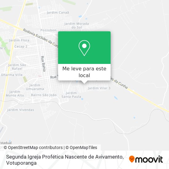Segunda Igreja Profética Nascente de Avivamento mapa