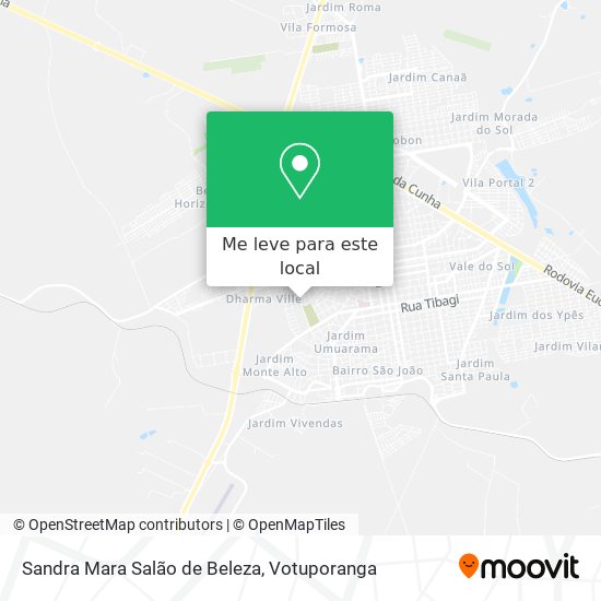 Sandra Mara Salão de Beleza mapa