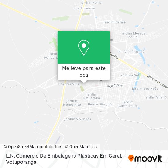 L.N. Comercio De Embalagens Plasticas Em Geral mapa