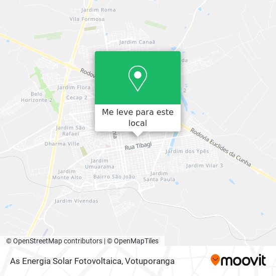 As Energia Solar Fotovoltaica mapa