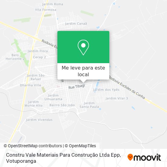 Constru Vale Materiais Para Construção Ltda Epp mapa