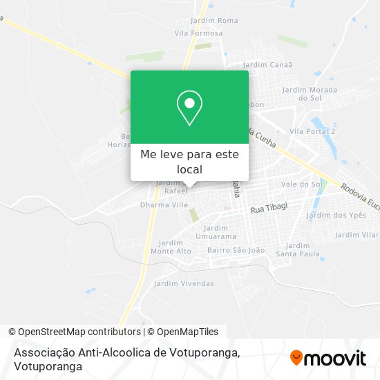 Associação Anti-Alcoolica de Votuporanga mapa
