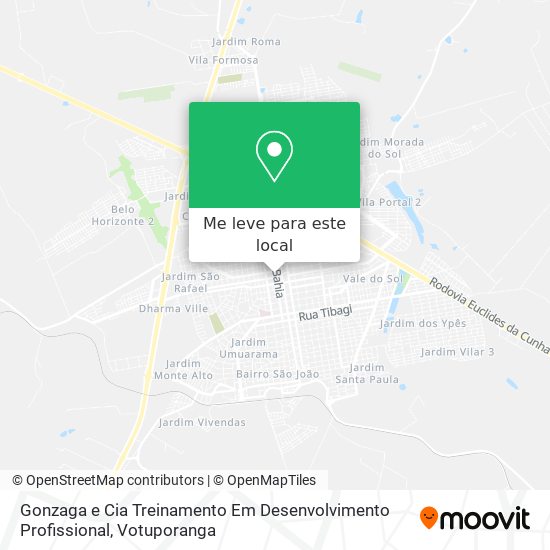 Gonzaga e Cia Treinamento Em Desenvolvimento Profissional mapa