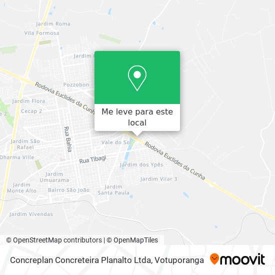 Concreplan Concreteira Planalto Ltda mapa
