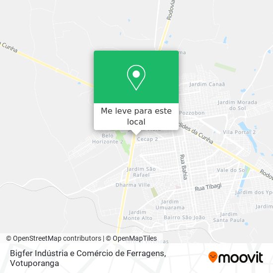 Bigfer Indústria e Comércio de Ferragens mapa