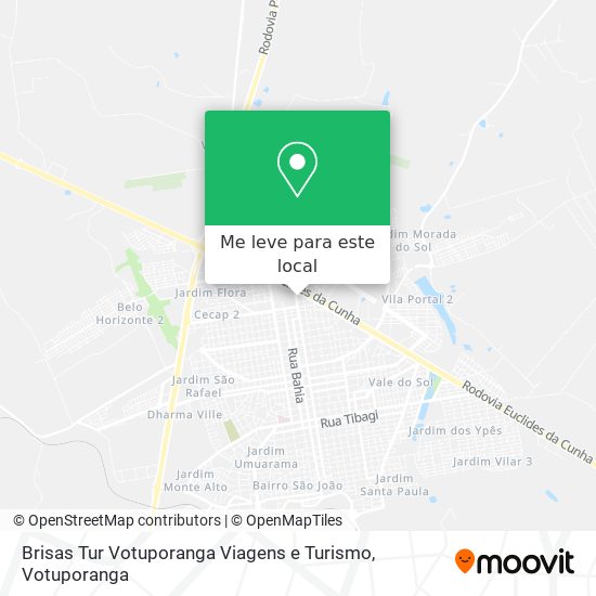 Brisas Tur Votuporanga Viagens e Turismo mapa