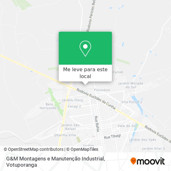 G&M Montagens e Manutenção Industrial mapa
