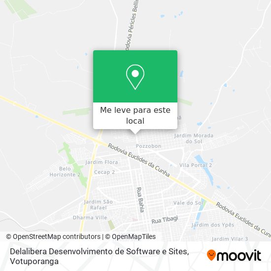 Delalibera Desenvolvimento de Software e Sites mapa