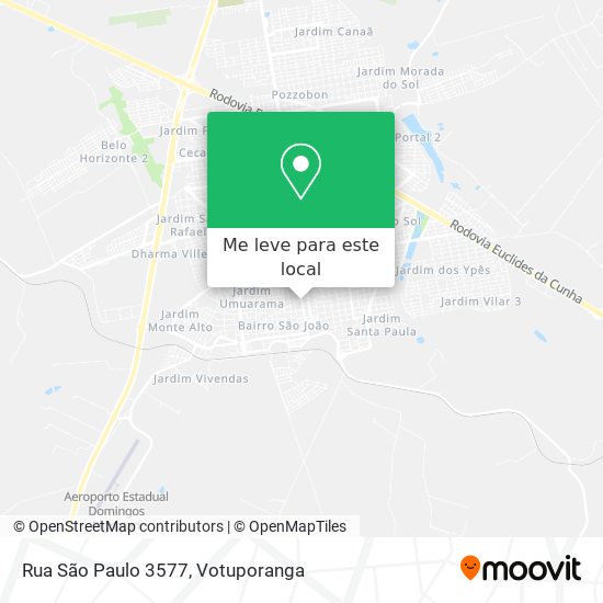 Rua São Paulo 3577 mapa