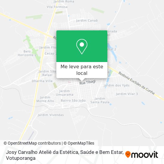 Josy Carvalho Ateliê da Estética, Saúde e Bem Estar mapa