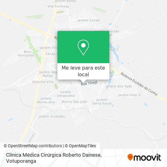 Clínica Médica Cirúrgica Roberto Dainese mapa