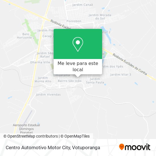 Centro Automotivo Motor City mapa