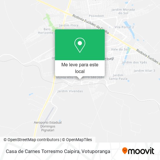Casa de Carnes Torresmo Caipira mapa