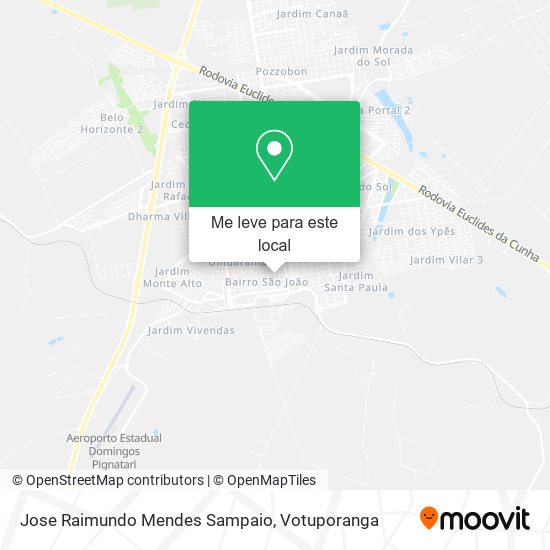 Jose Raimundo Mendes Sampaio mapa