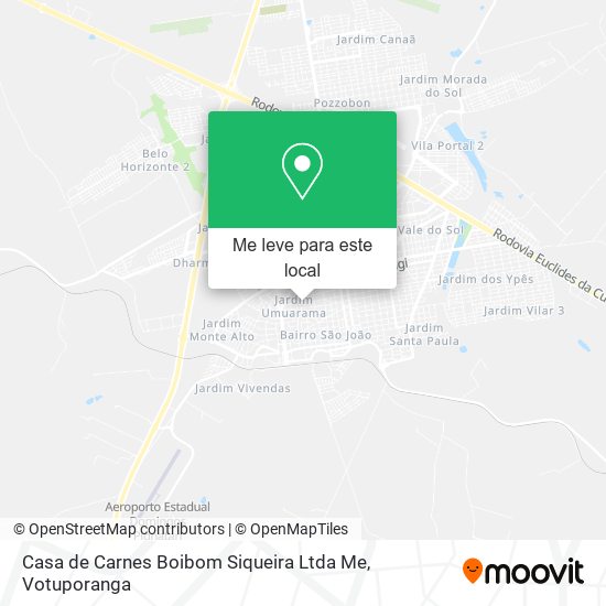 Casa de Carnes Boibom Siqueira Ltda Me mapa