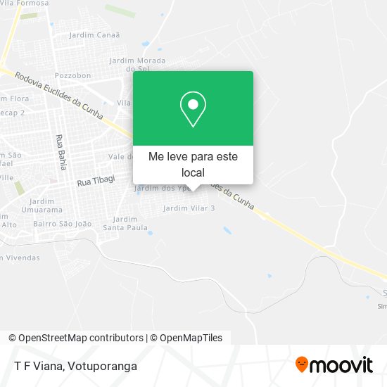 T F Viana mapa