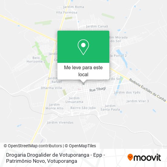 Drogaria Drogalider de Votuporanga - Epp - Patrimônio Novo mapa
