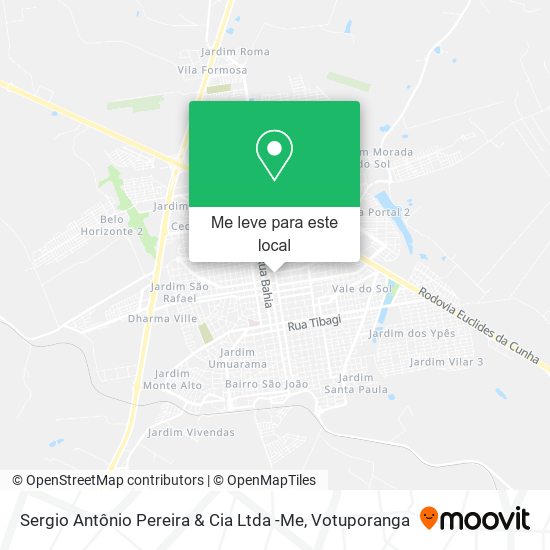 Sergio Antônio Pereira & Cia Ltda -Me mapa